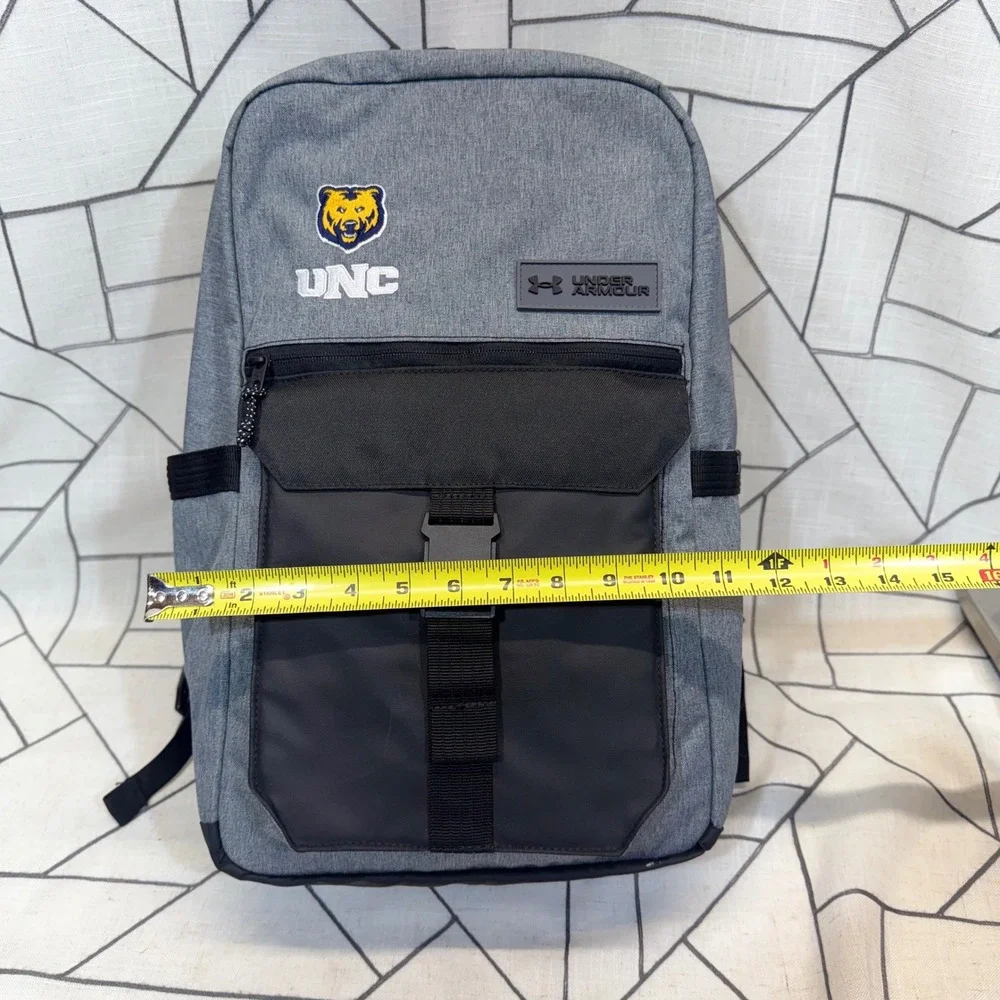 Under Armour Backpack OSFM Grey UNC Bears‎ Laptop Sleeve Buckle Pocket